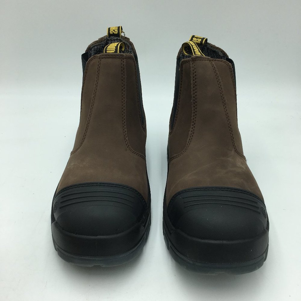 Mens' Slip-On Light Leather Work Boots - LV802